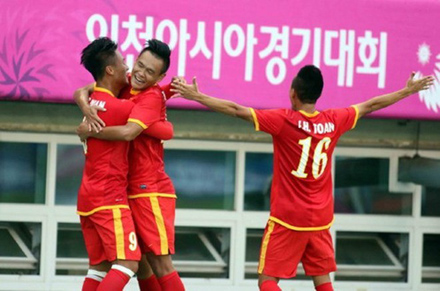 Olympic Việt Nam đã có một vòng bảng tuyệt vời tại Asiad Incheon 2014.